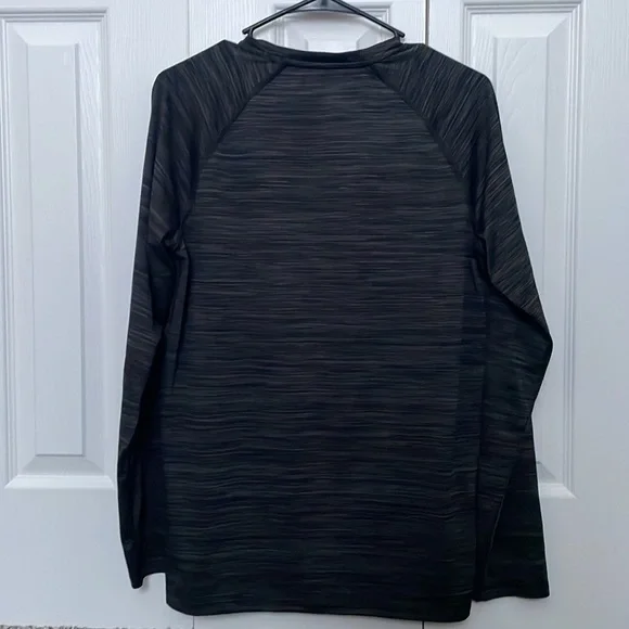 Reebok Long Sleeve Shirt Gray Small - Picture 2 of 4